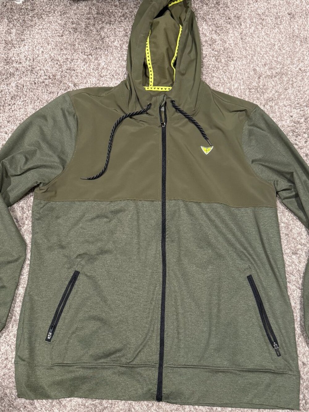 Korsa by Roadrunner Men's Hoodie Full Zip Size Large